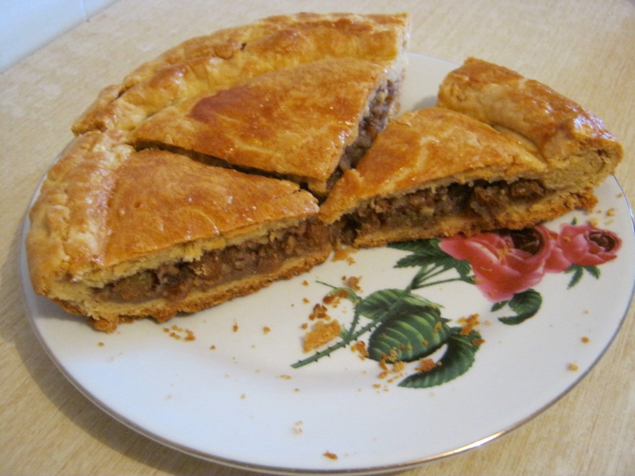 Lazy Baklava with Chopped Nuts