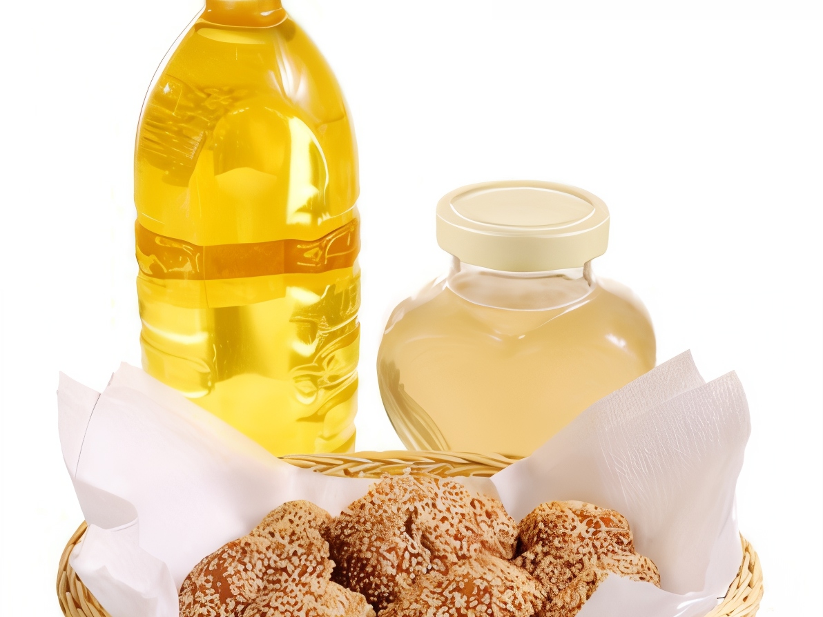 Flatbreads with Honey and Sesame in Syrup
