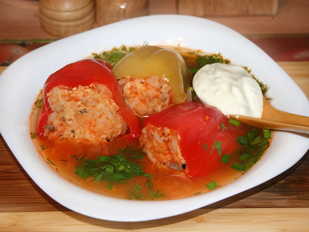 Summer Cabbage Rolls with Vegetables