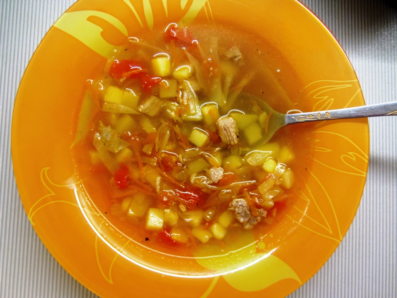 Summer Cabbage Soup with Potatoes