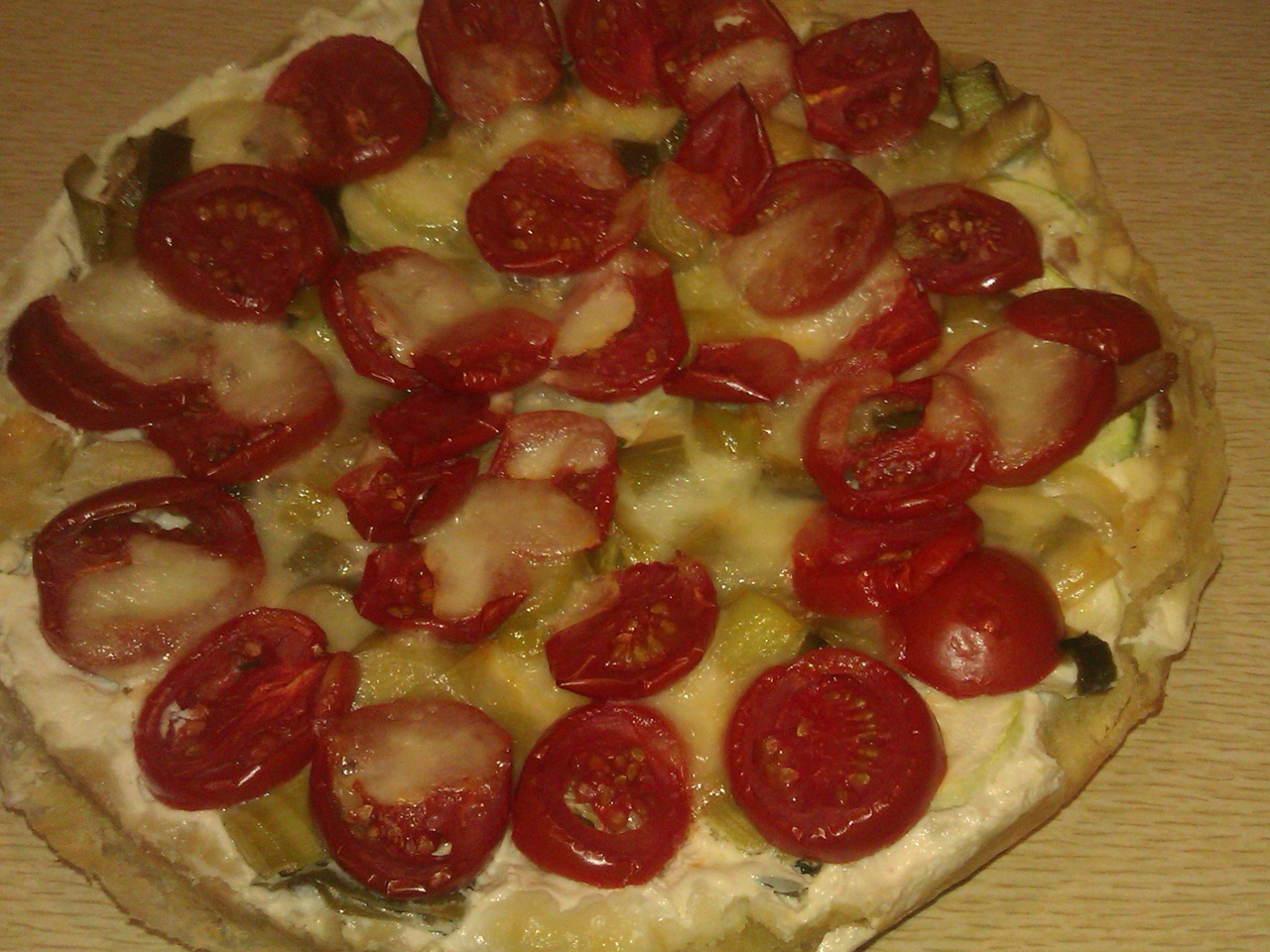Summer Quiche with Zucchini and Bacon