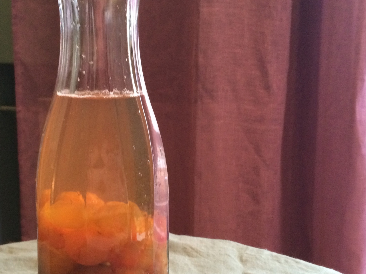 Plum Lemonade with Thyme and Sage