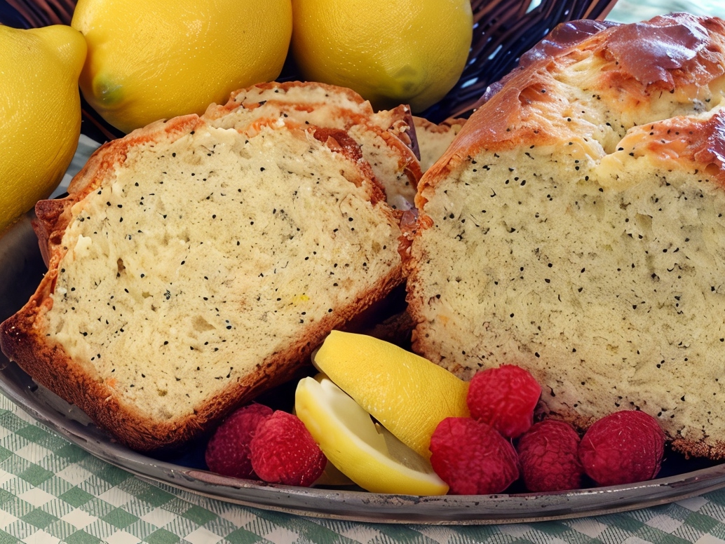 Лимонный пирог с маком и малиновым соусом рецепт – Средиземноморская кухня:  Выпечка и десерты. «Еда»