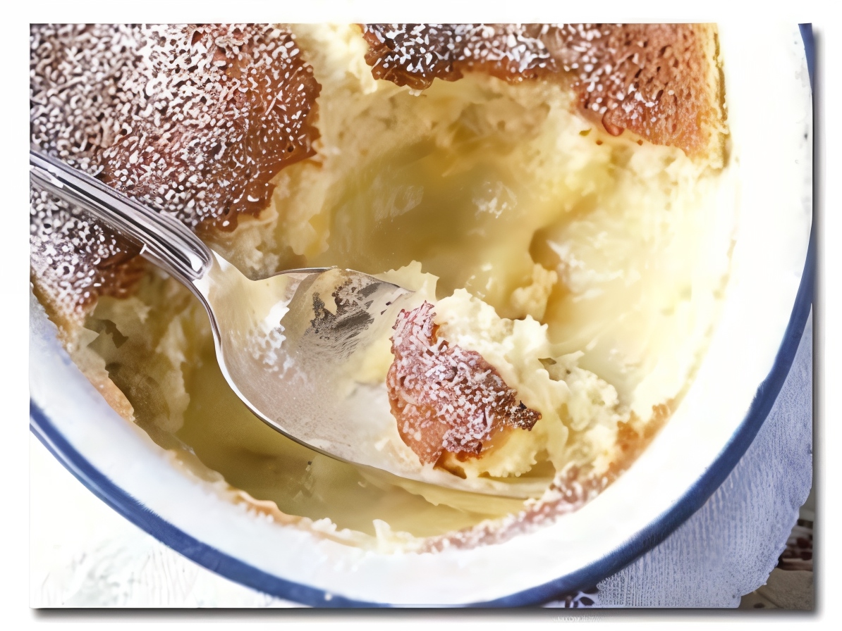Lemon Pudding with Cinnamon