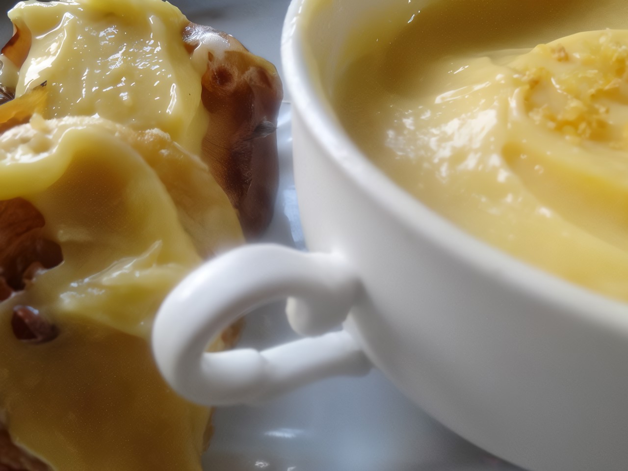 Lemon Curd Dessert without Flour