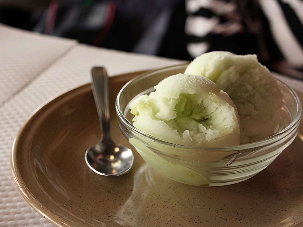 Lemon-Mint Sherbet