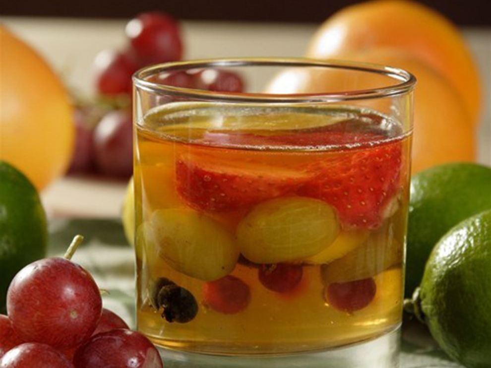 Lemon Jelly with Fruits