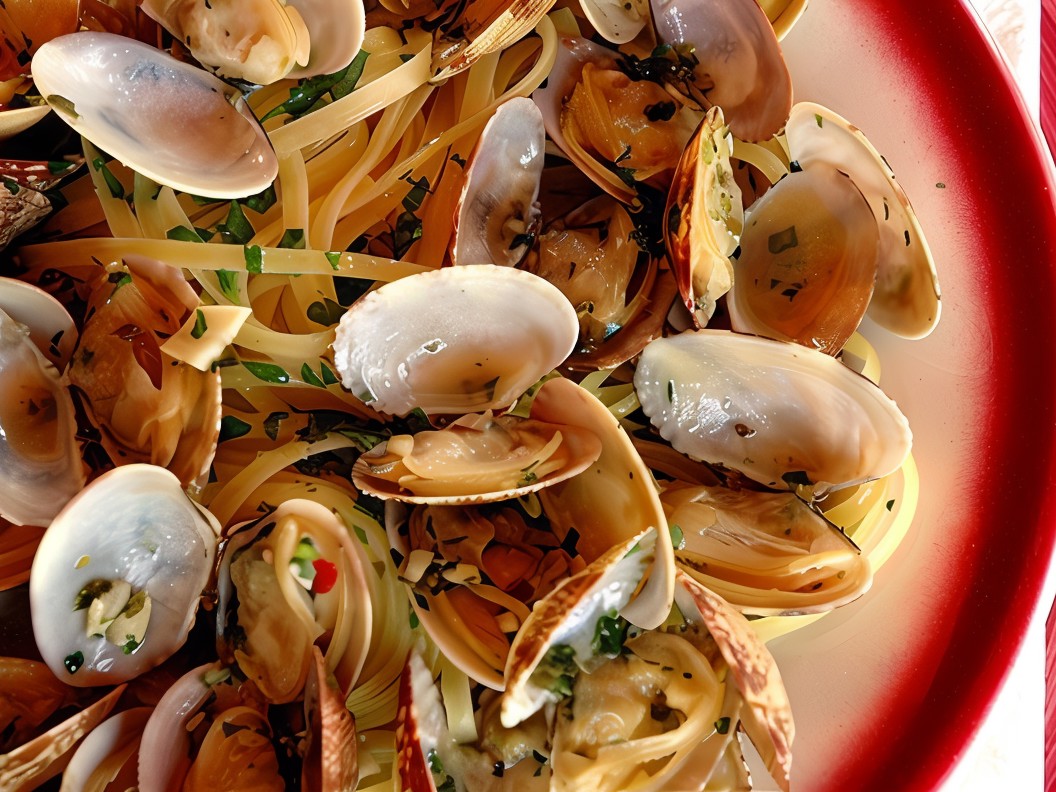 Linguine with Clams and Bacon