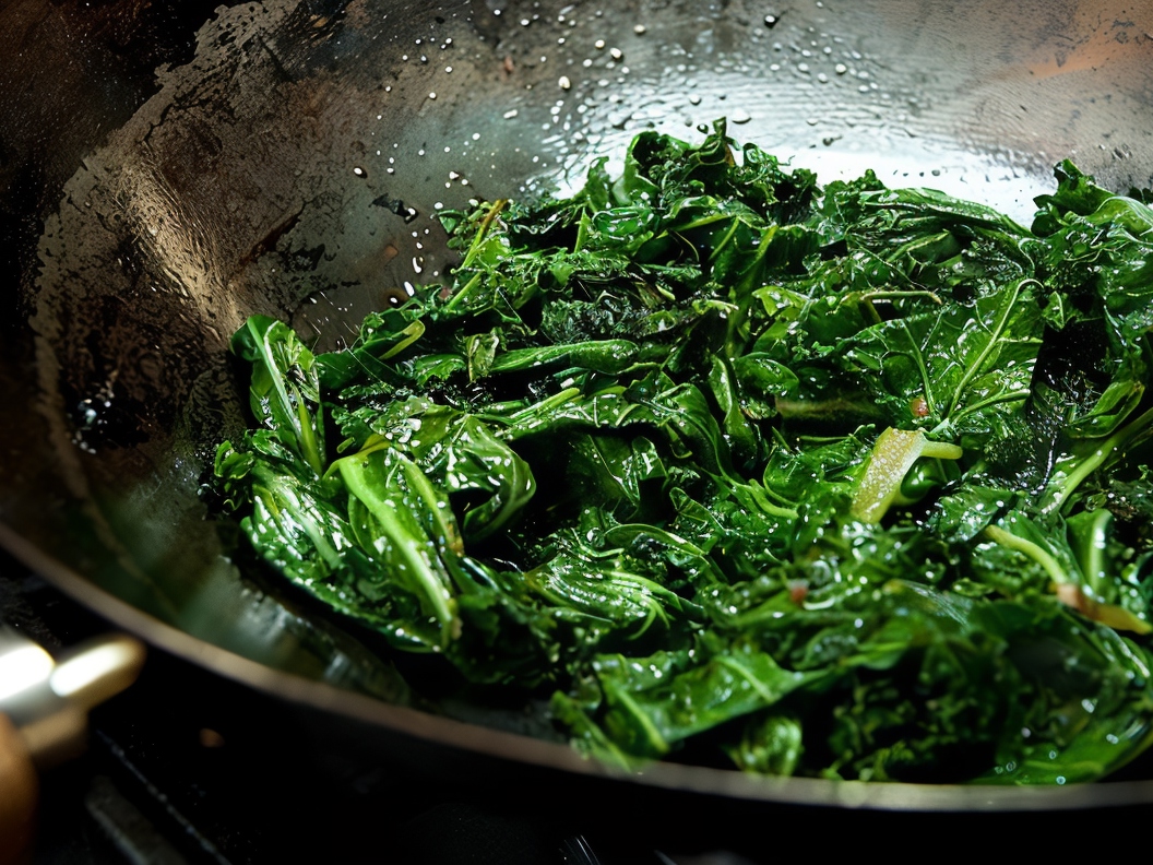 Leafy Greens with Smoked Paprika