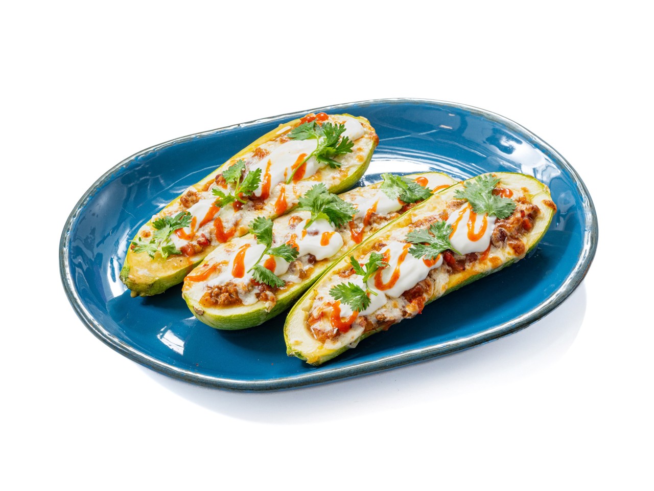 Zucchini Boats with Chili Con Carne
