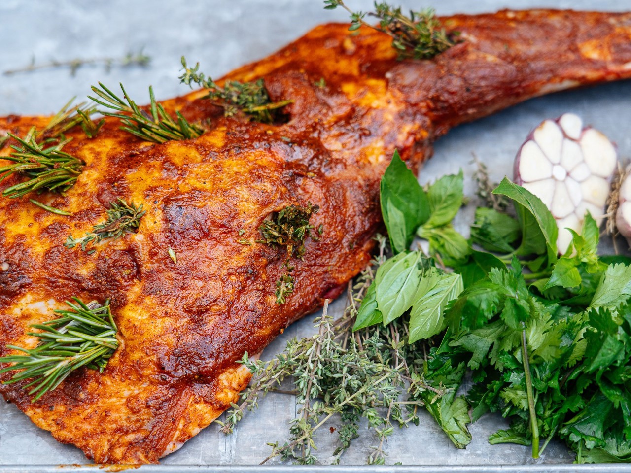 Lamb Shoulder with Paprika