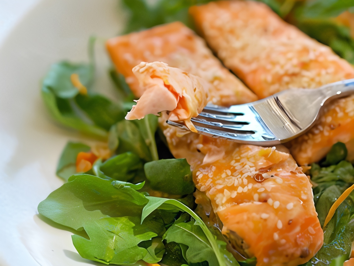 Salmon with Orange Jam