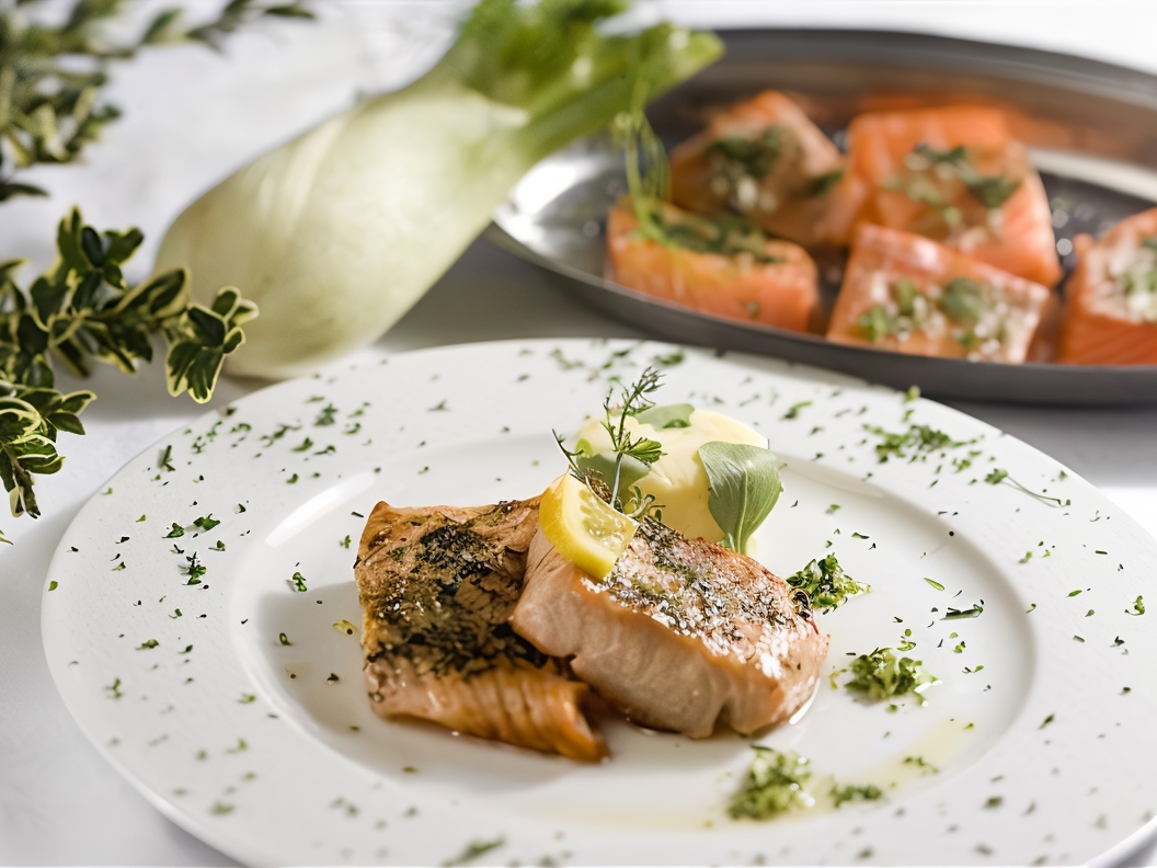 Salmon with Fennel and Pernod