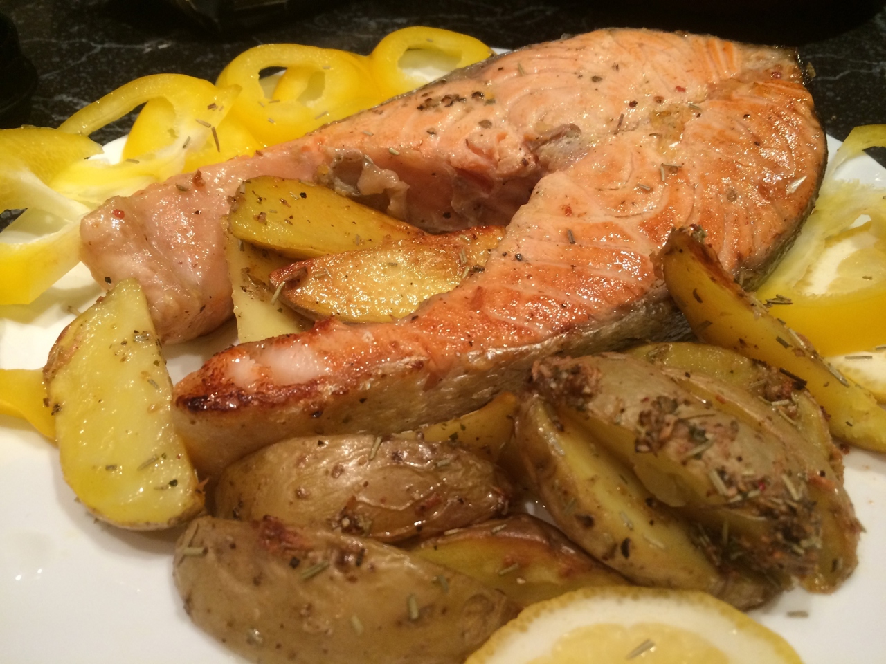 Salmon in Orange Glaze