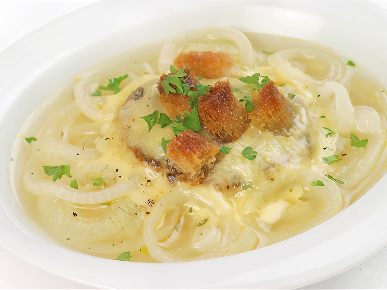 Onion Soup with Parmesan