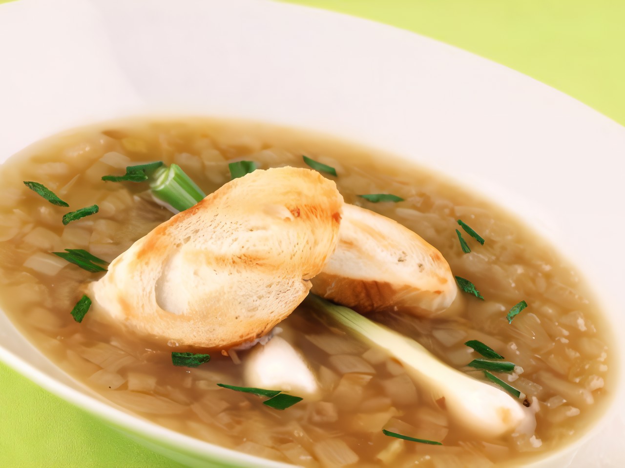Onion Broth (Potage a l'oignon)