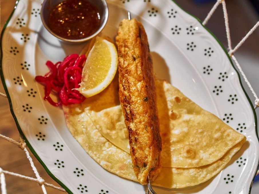 Skewered Luleh Kebab