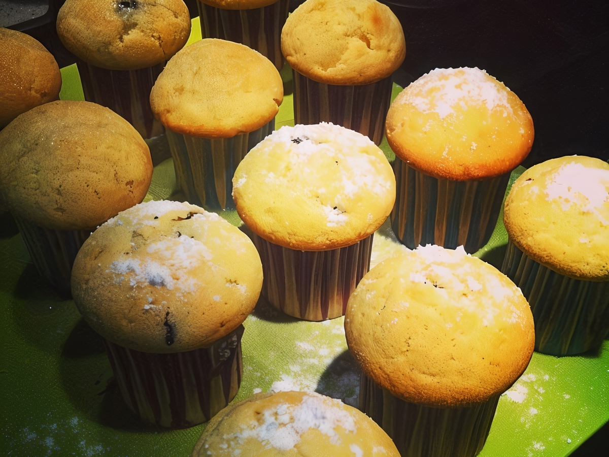 Blueberry and Chocolate Muffins