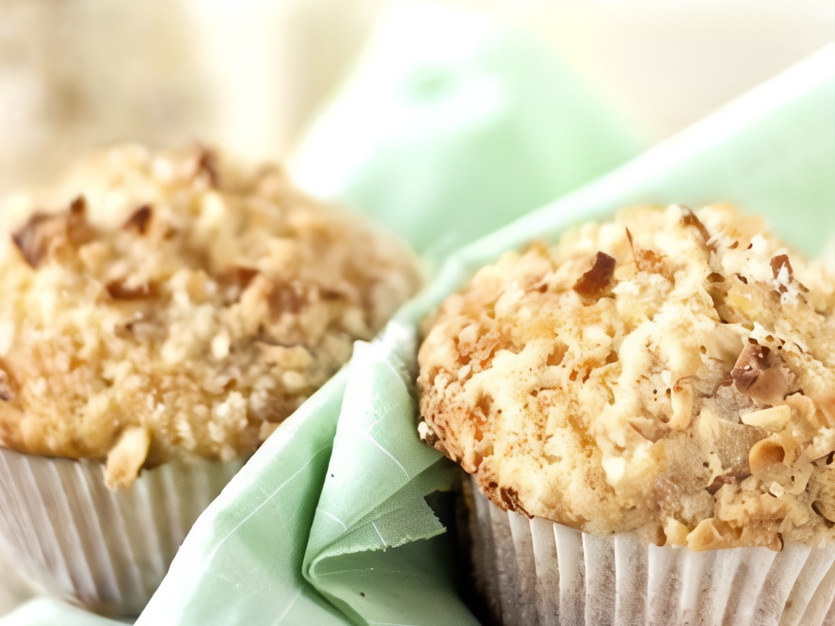 Pear and Almond Muffins