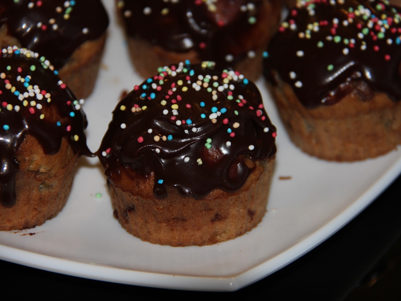 Chocolate Banana Muffins