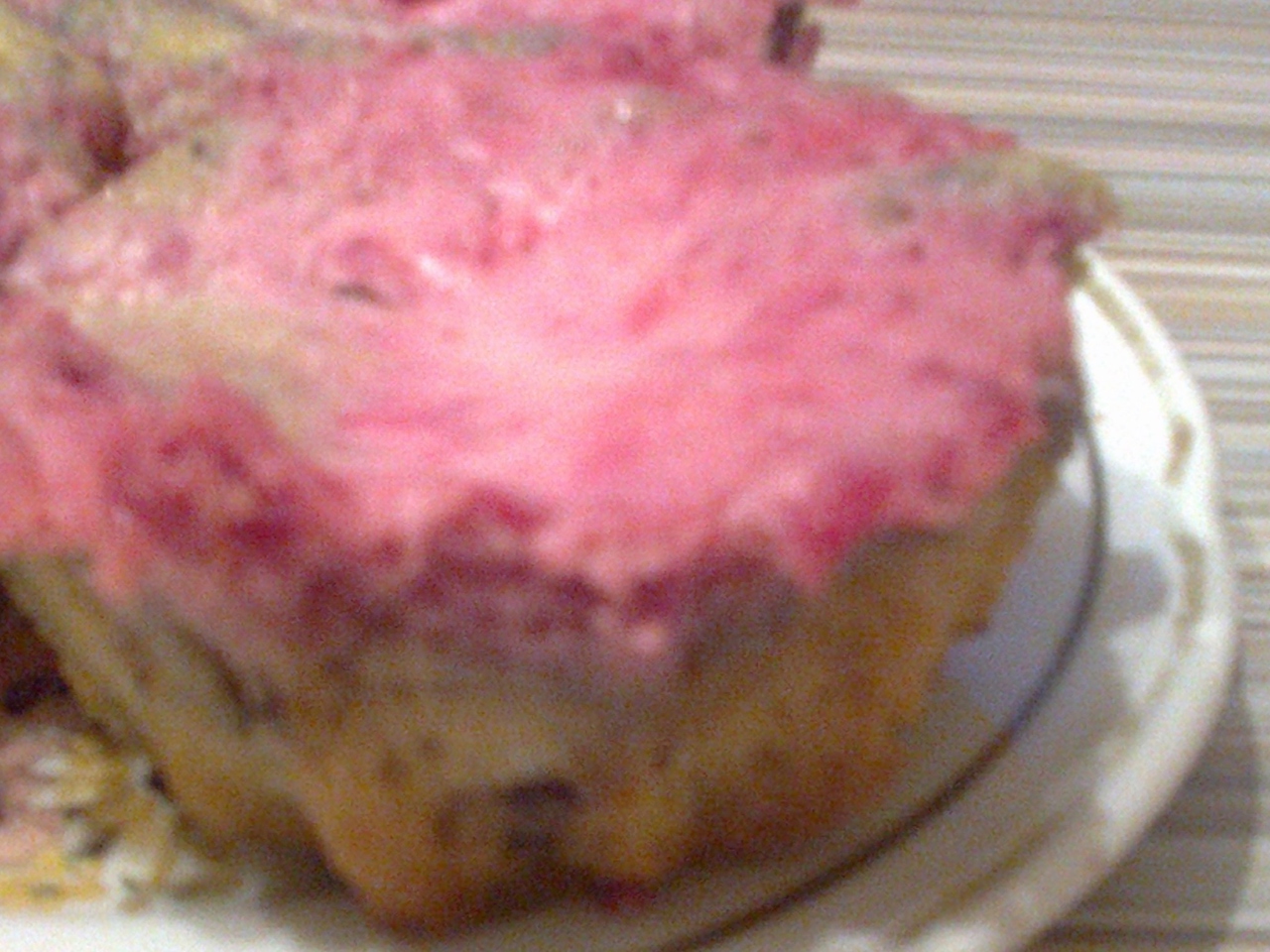 Chocolate Muffins with Berry Cream