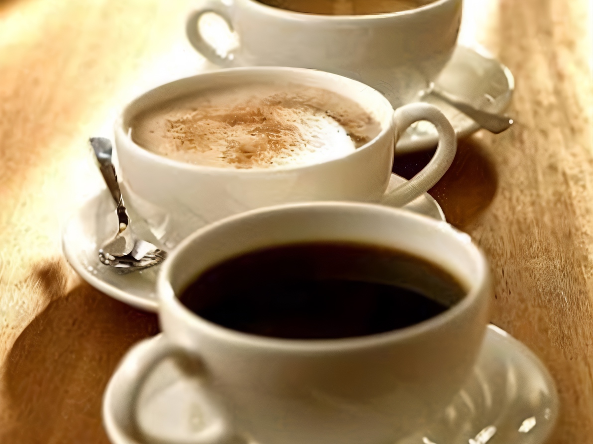 Magic Coffee with Cocoa and Almonds