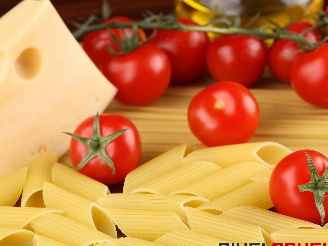 Pasta in Spicy Tomato Sauce with Parmesan