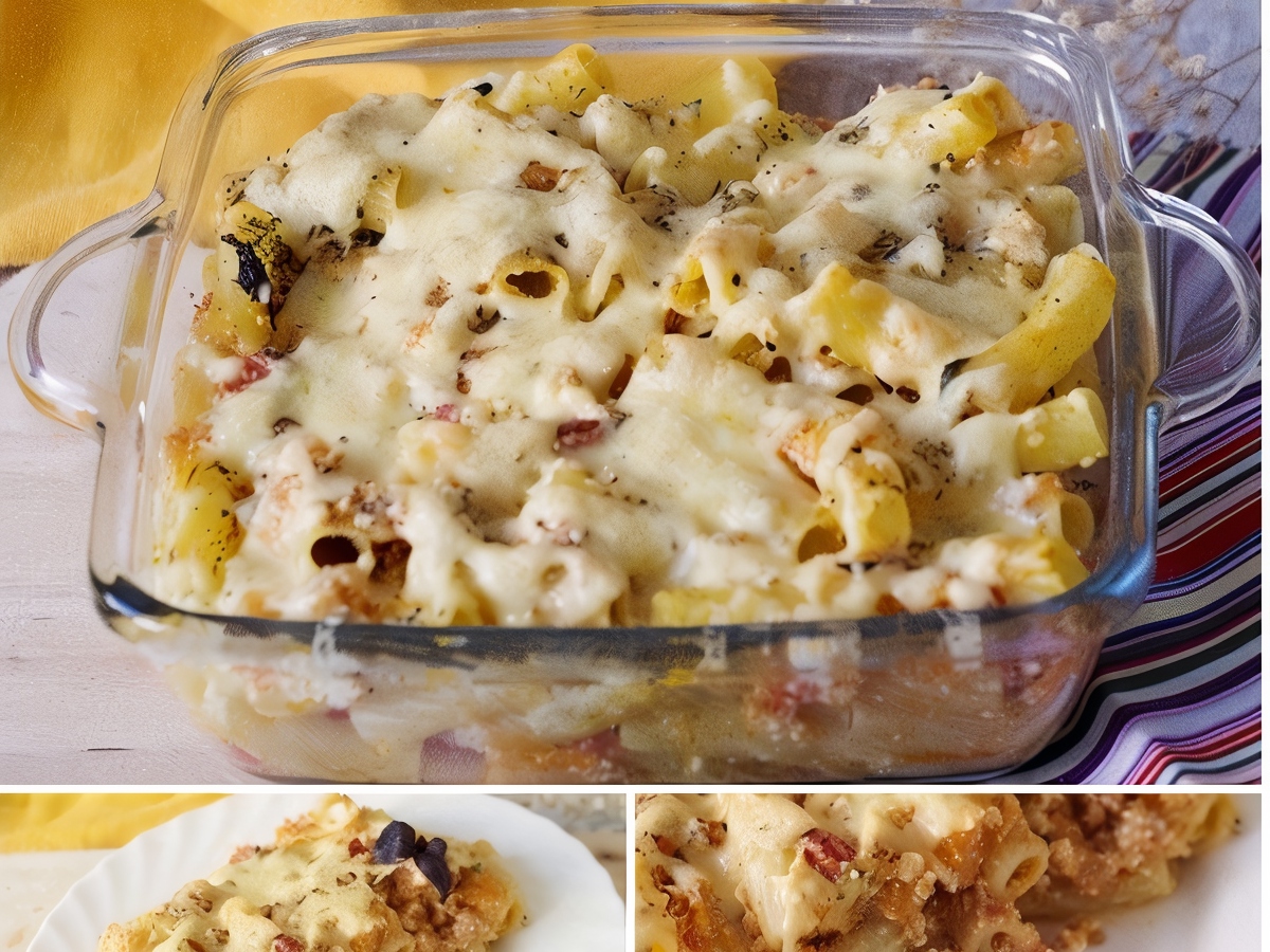 Pasta Casserole with Ricotta and Butternut Squash