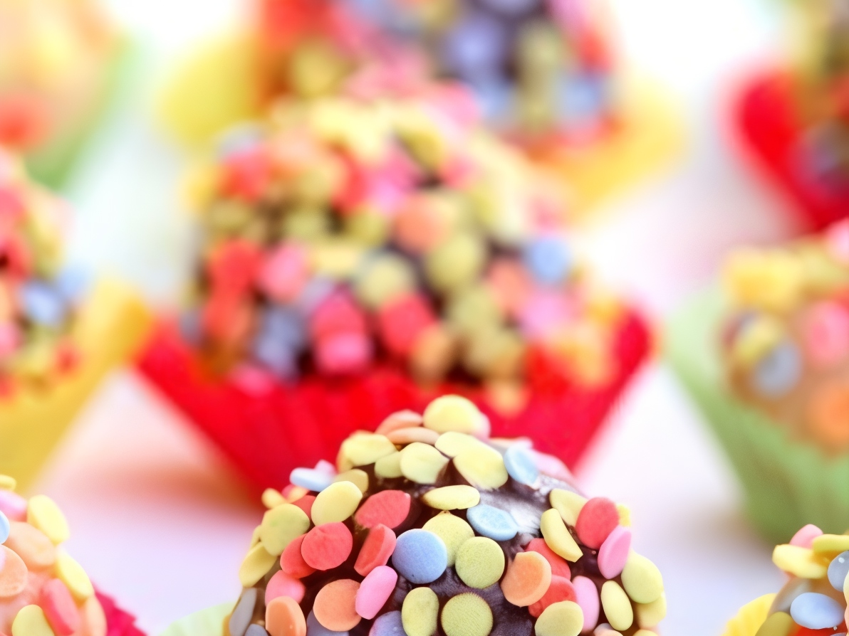 Mini Chocolate Mint Truffle Cookies