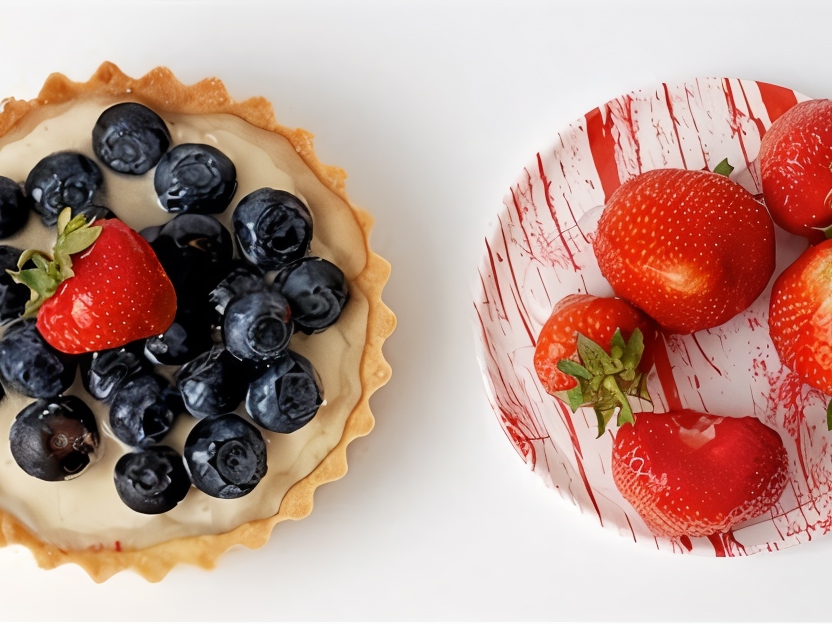 Mini Tartlets with Shortcrust Pastry, Cream Cheese, and Berries