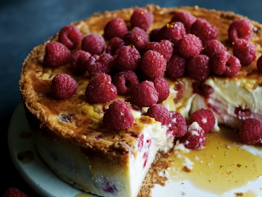 No-Bake Raspberry Cheesecake