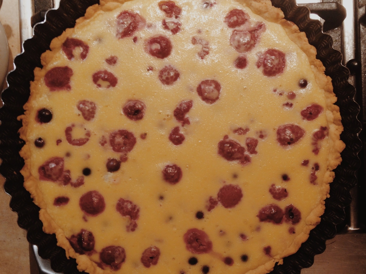 Raspberry Clafoutis