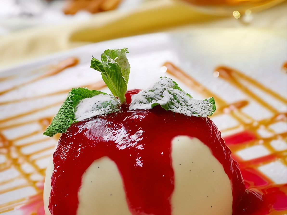 Raspberry Sauce with Champagne