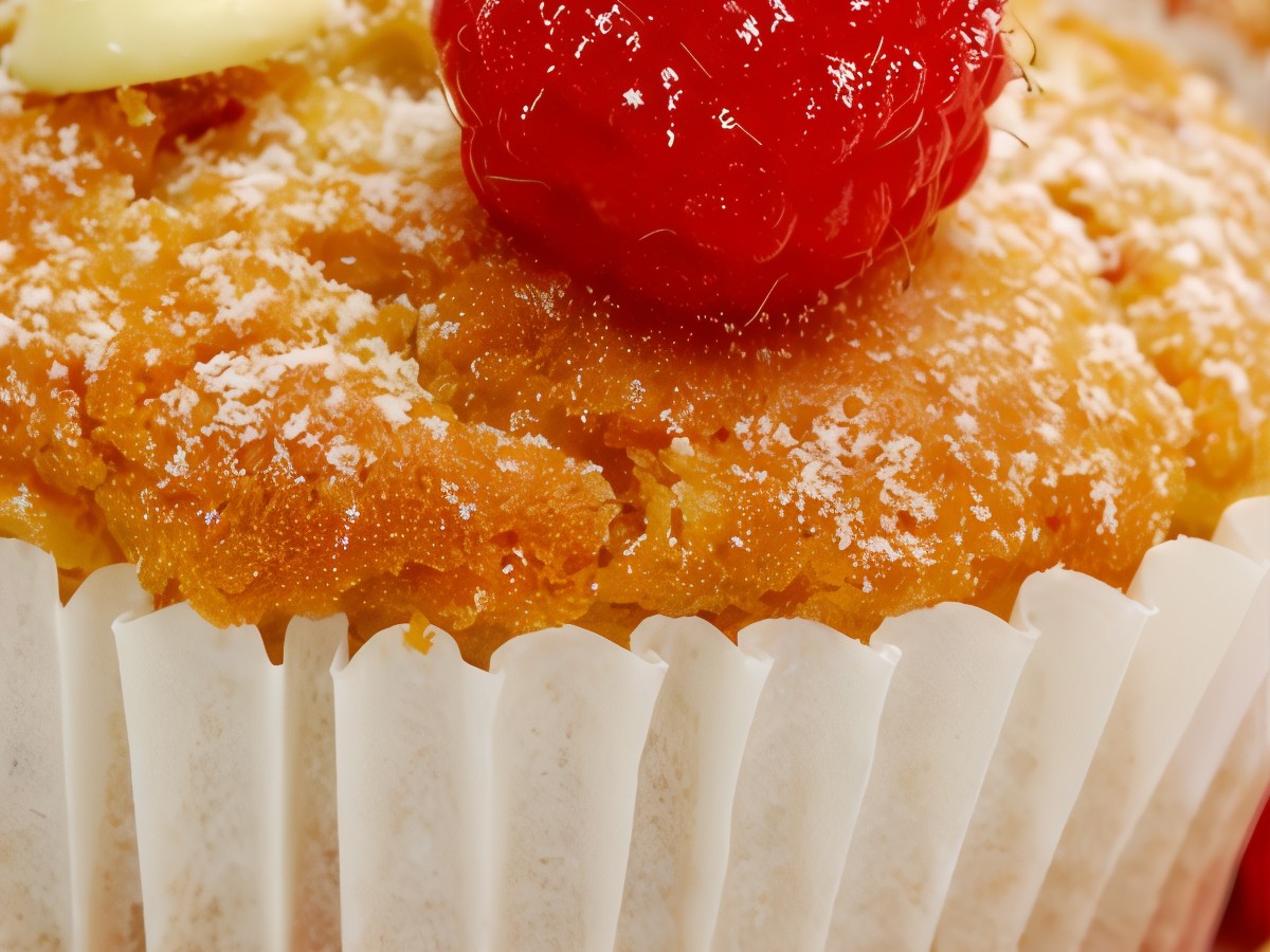 Raspberry-Apple Muffins with Honey