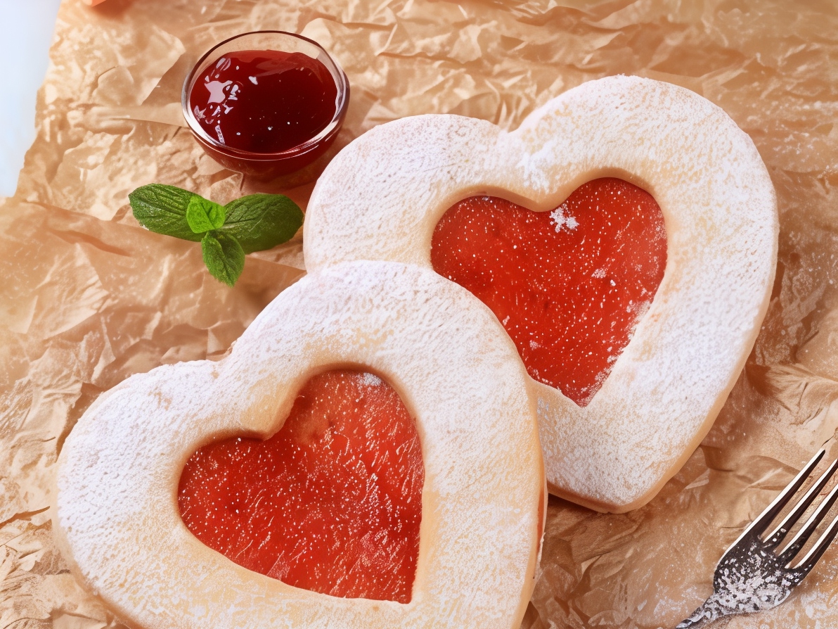 Raspberry Lemon Hearts