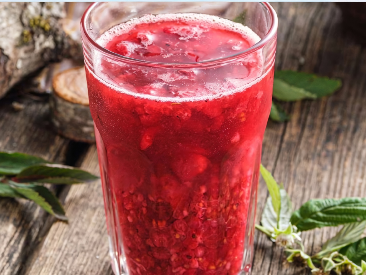 Raspberry Sbiten with Cinnamon