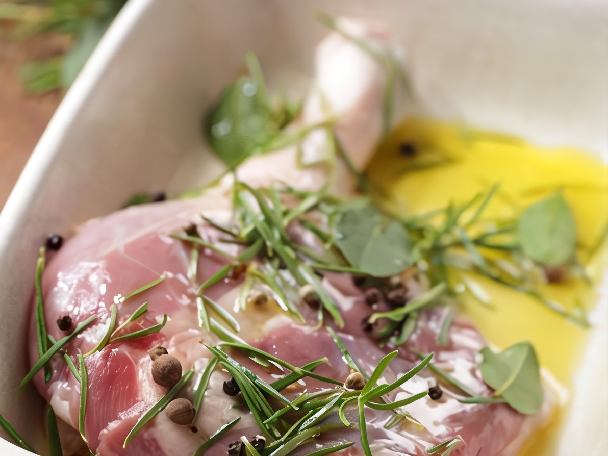 Marinade with Olive Oil and Spicy Herbs