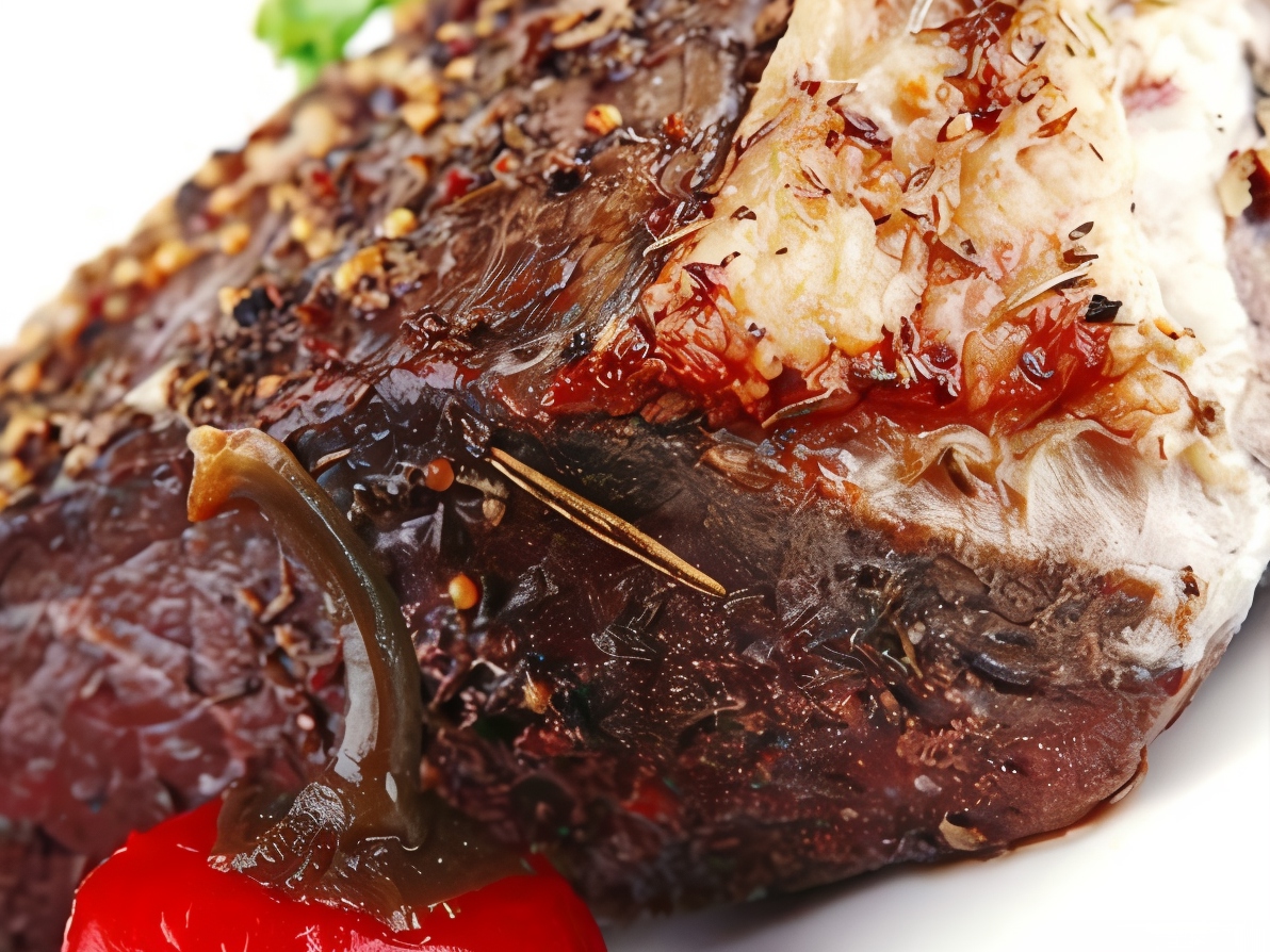 Grilled Marinated Lamb Leg