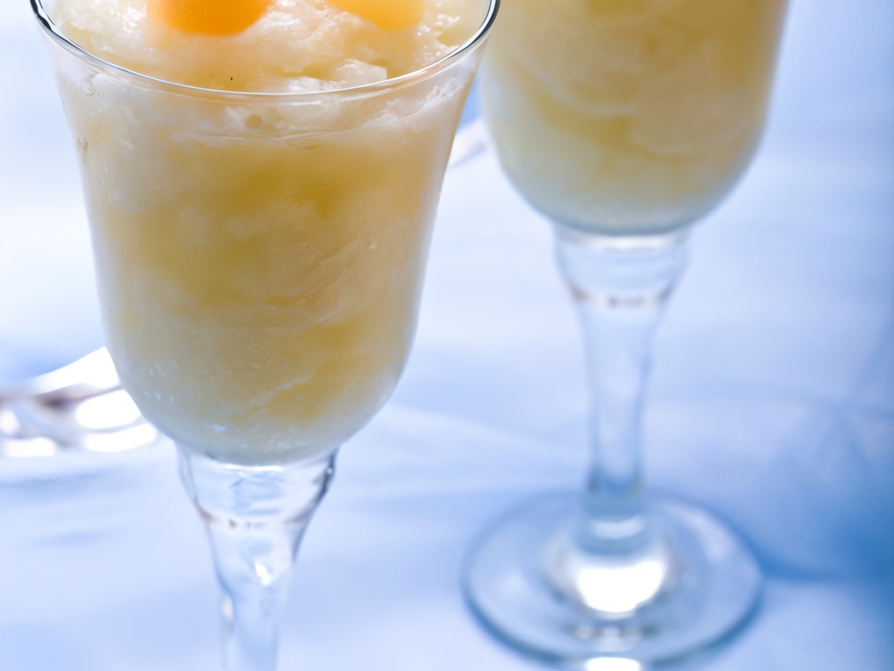 Marinated Melon with Lime and Basil Granita