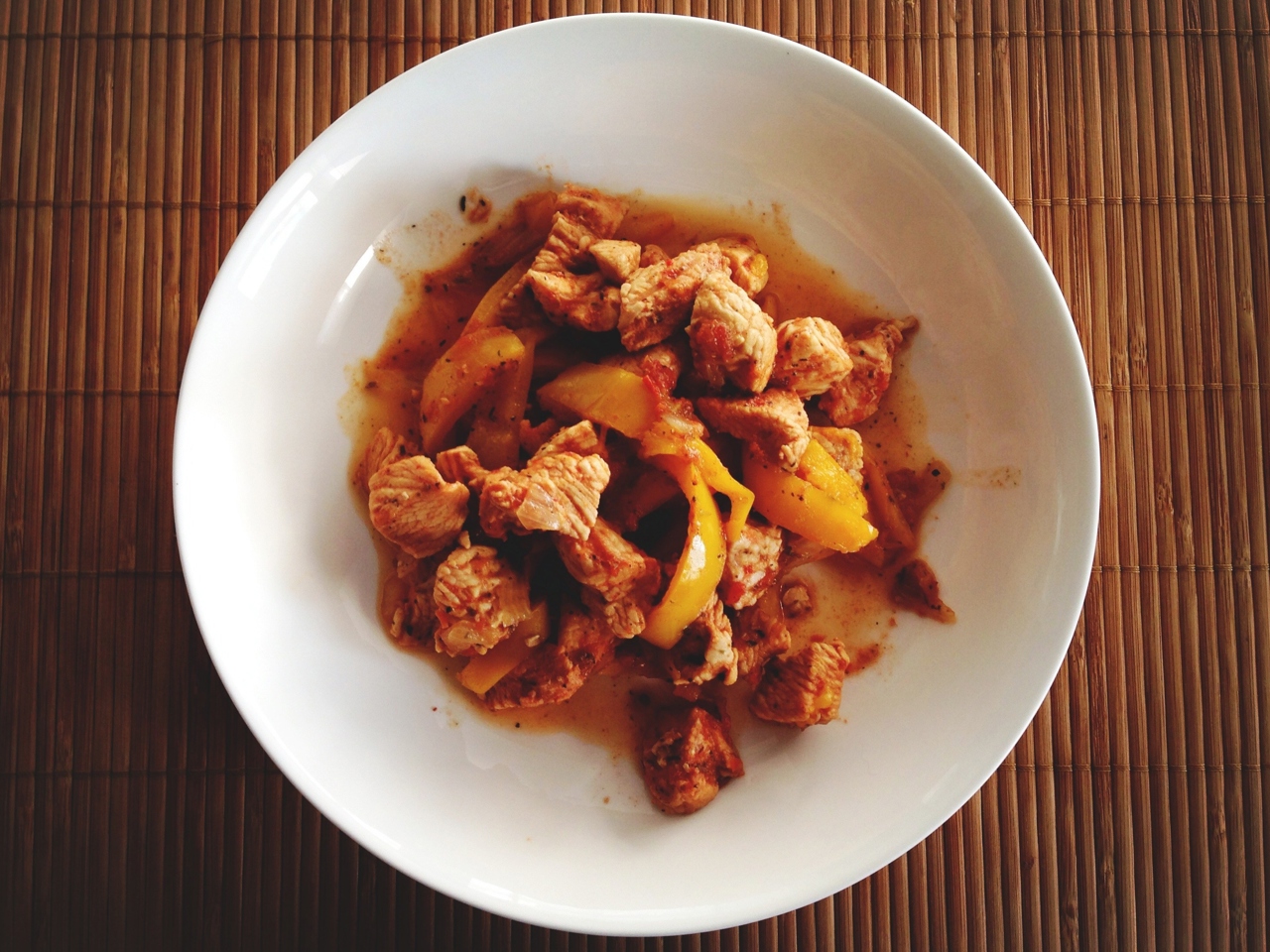 Marinated Turkey with Vegetables