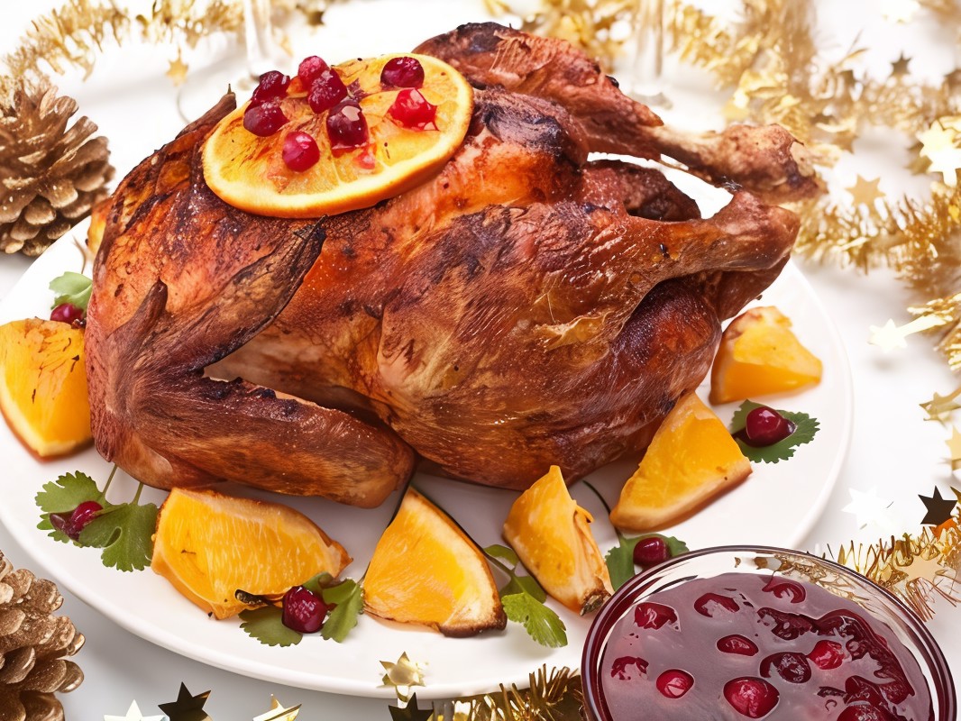 Marinated Turkey in White Wine with Citrus Aroma