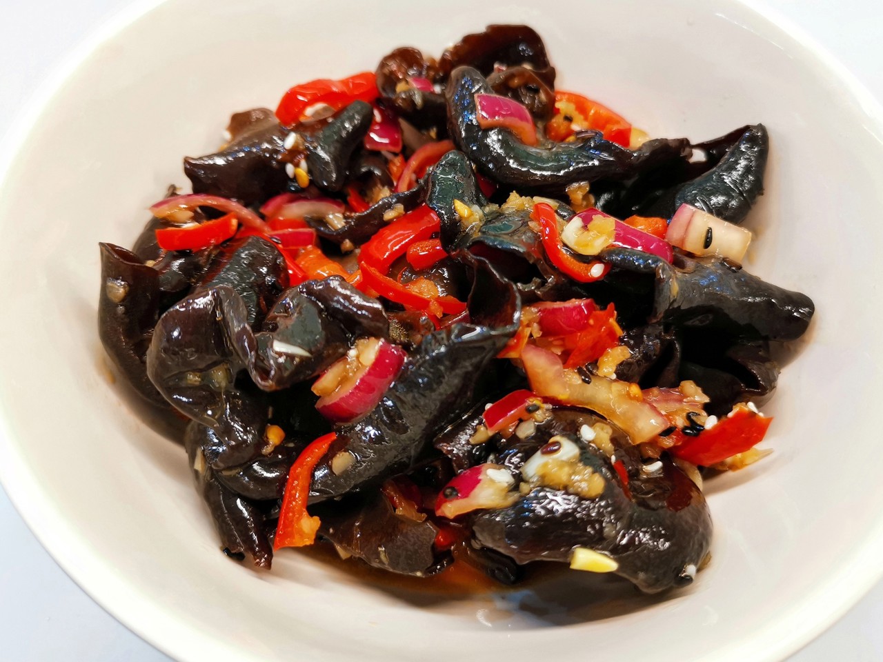 Marinated Wood Mushrooms