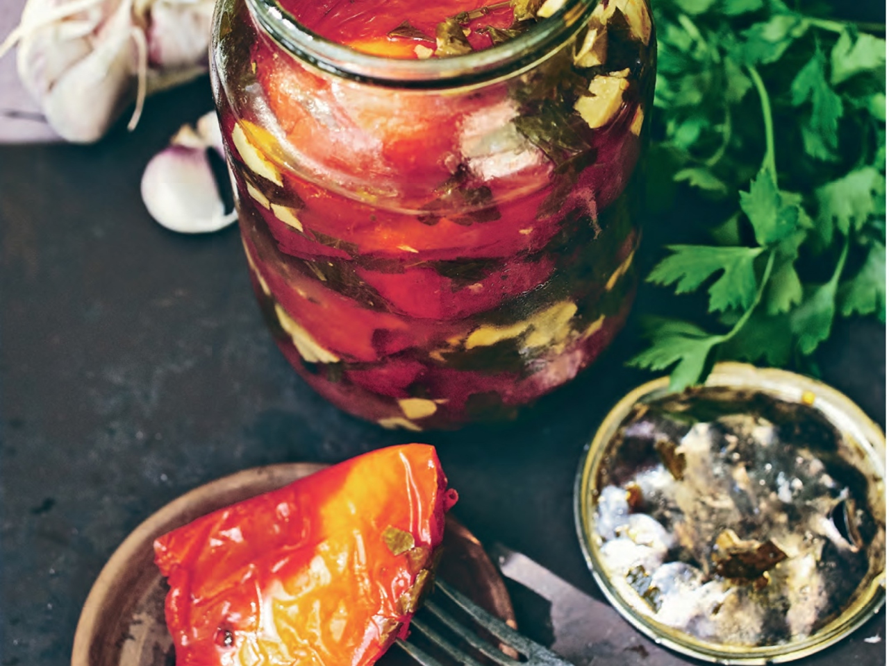 Marinated Red Peppers