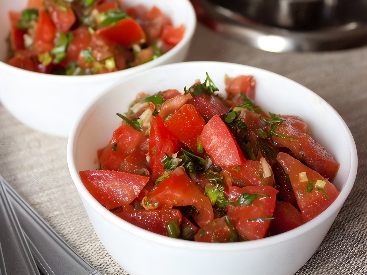 Moroccan Tomato Salad