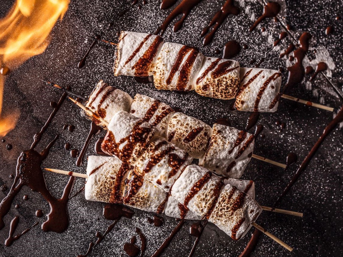 Marshmallows with Sauce