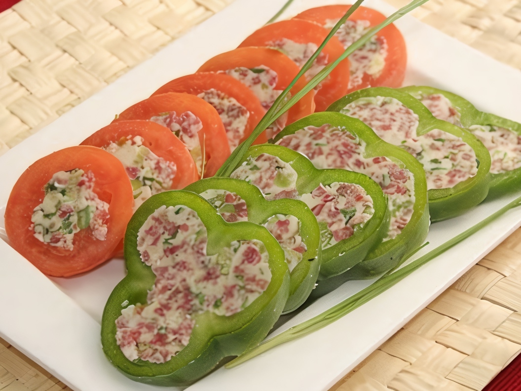 Pepper and Tomato Medallions