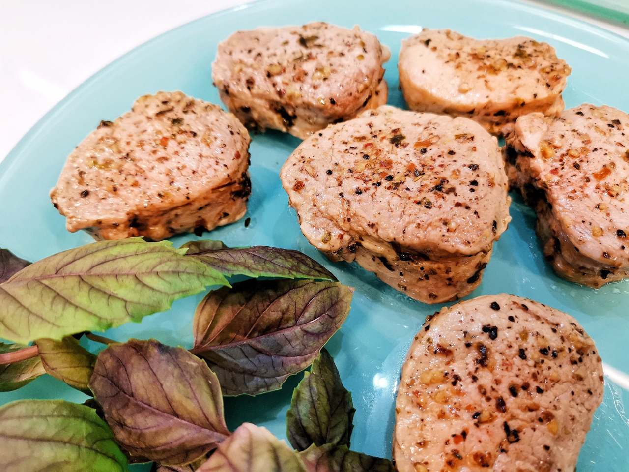 Pork Tenderloin Medallions with Marjoram