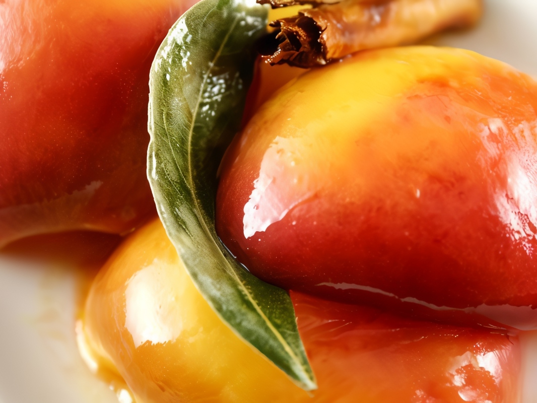Honey Peaches Chinese Style