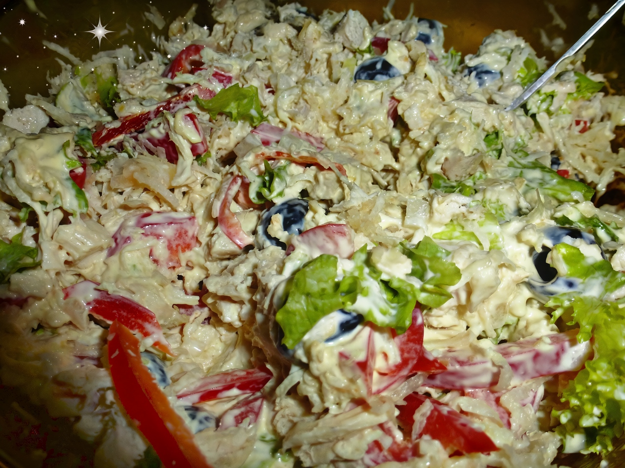 Mexican Chicken and Bell Pepper Salad
