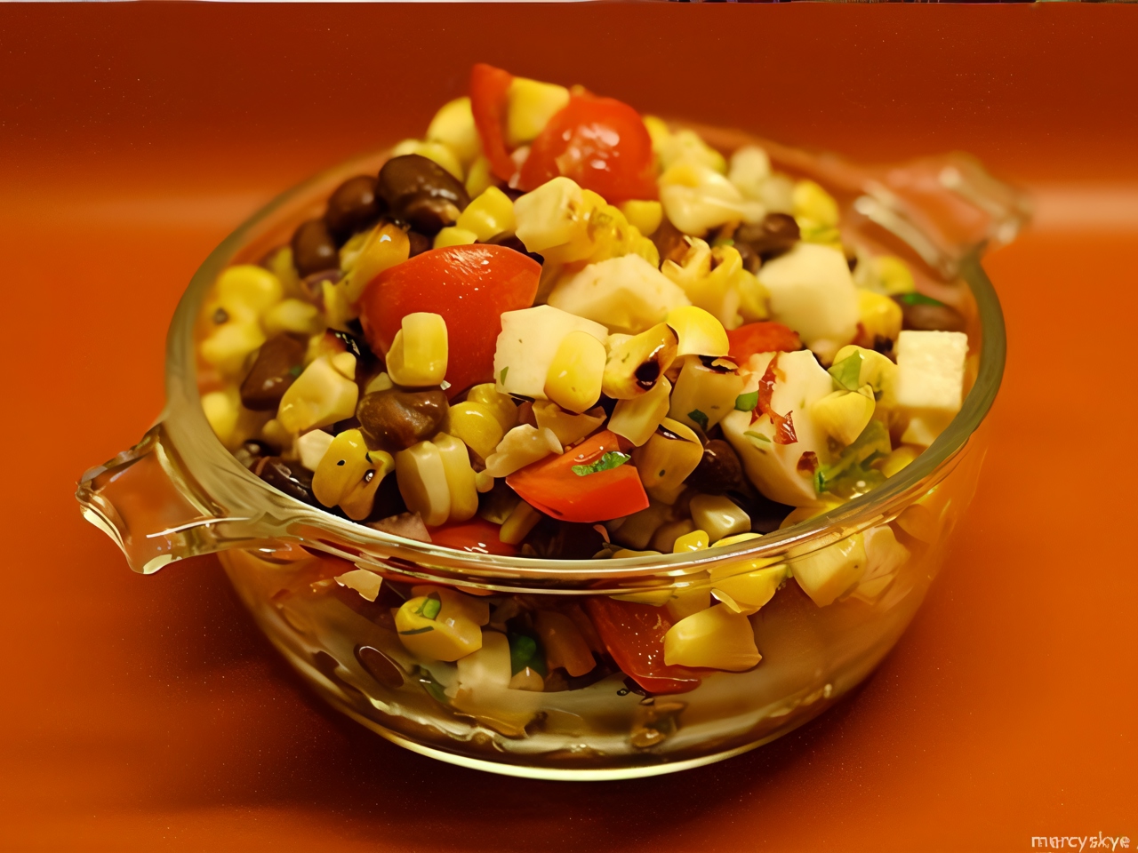 Mexican Salad with Honey-Lime Dressing